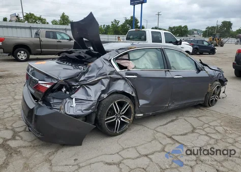 2017 Honda Accord Sport из США, поврежденный, VIN 1HGCR2F57HA186533